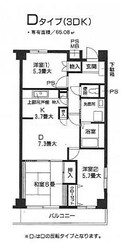 秋津高山館の物件間取画像